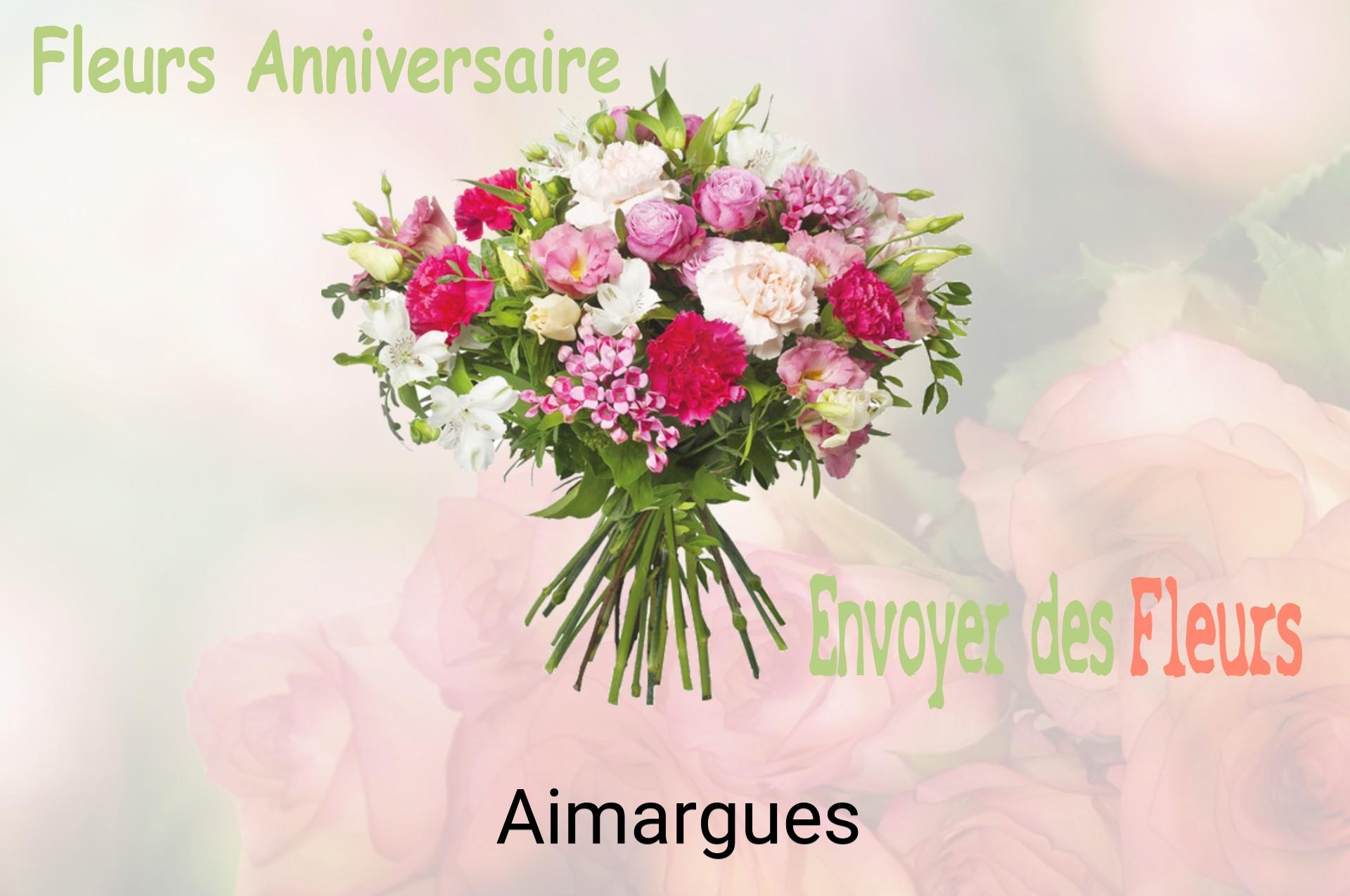 Bouquet de fleurs d’anniversaire livré à Aimargues